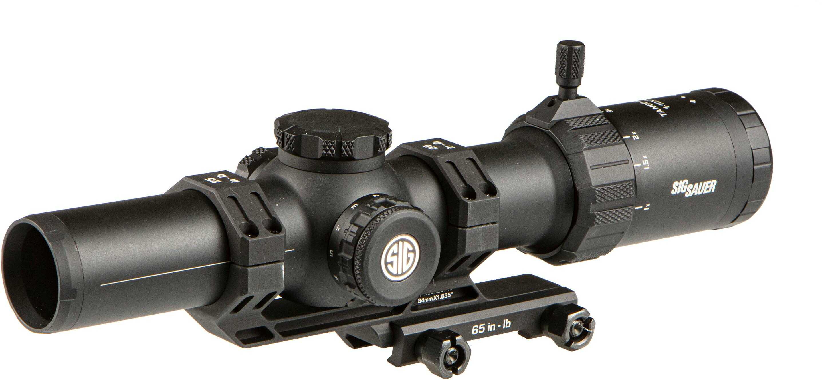 Sig Sauer Electro-Optics SOTM11000 Tango-MSR LPVO Black 1-10X28mm 34mm Tube Illuminated Red MSR BDC10 Reticle Features T