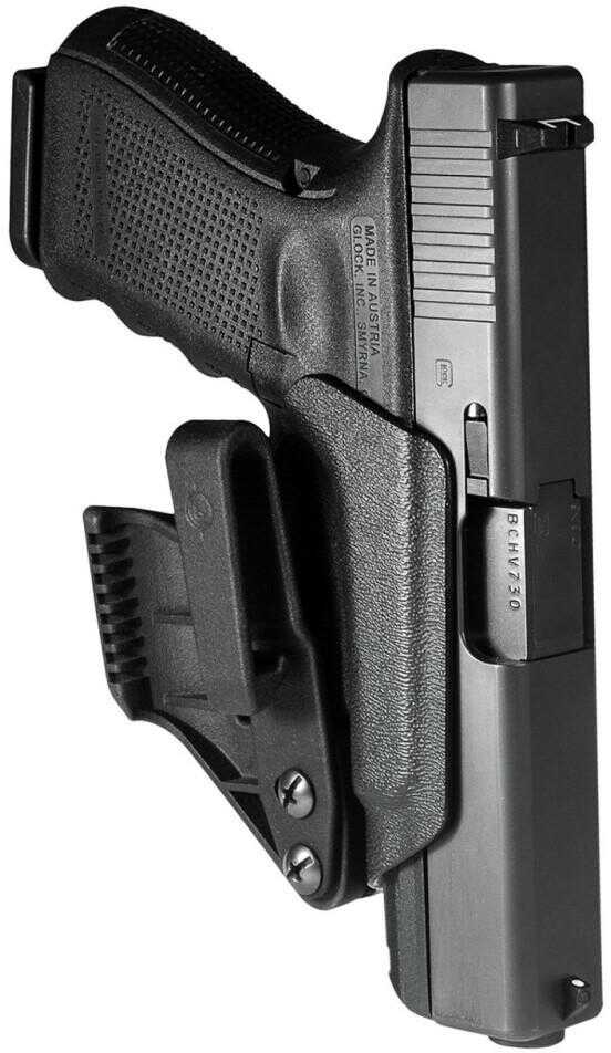 Mission First Tactical Minimalist Inside Waistband Holster Ambidextrous Fits Glock 17/19/22/23 Black Kydex Includes 1.5