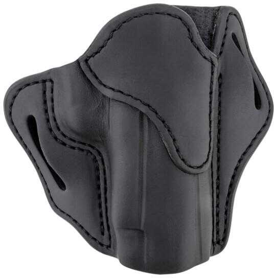 1791 BH2.3 Optic Ready OWB Belt Holster Fits Large Frame Railed Pistols Matte Finish Stealth Black Leather