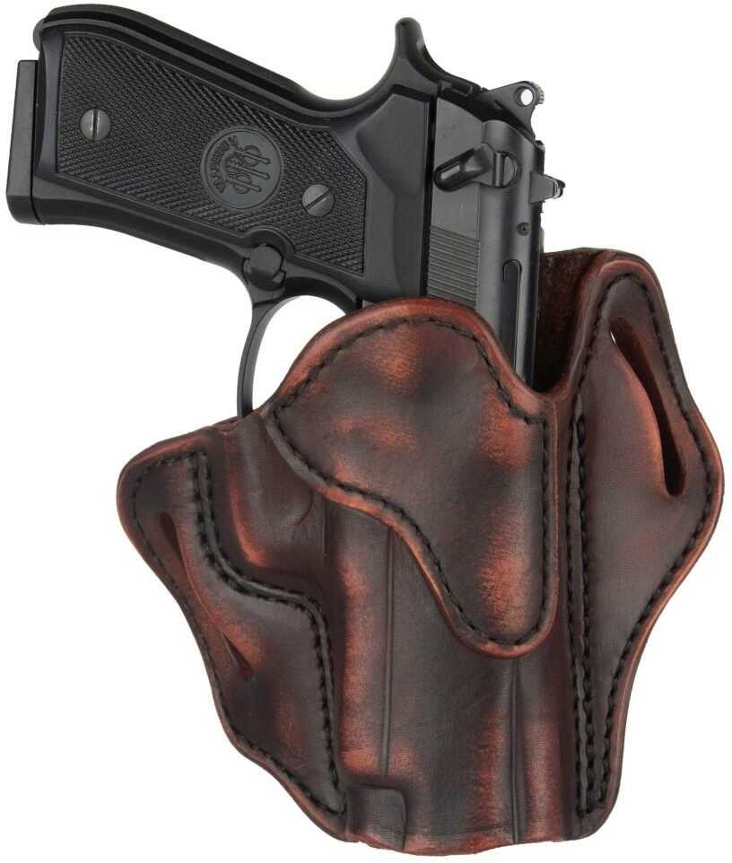 1791 BH2.3 Optic Ready OWB Belt Holster Fits Large Frame Railed Pistols Matte Finish Vintage Leather Right