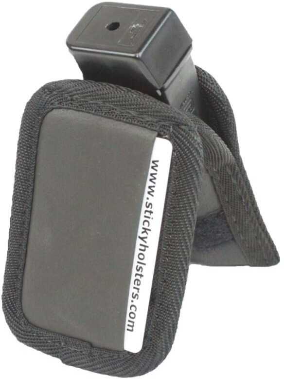 Sticky Holsters SMP Super Mag Pouch Black with Green Logo Latex Free Synthetic Rubber