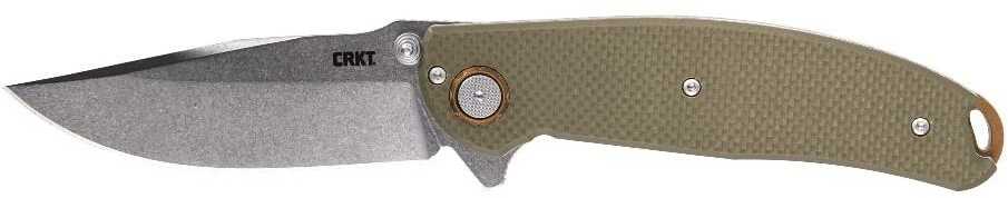 Columbia River Butte Od Green Folding 3.36in Blade