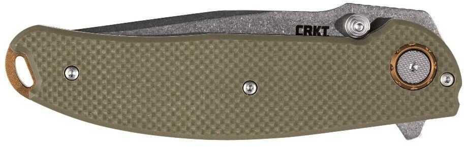 Columbia River Butte Od Green Folding 3.36in Blade