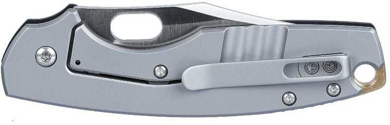 CRKT Pilar IV Folding Knife 3-1/10" Clip Point Blade Black And Silver