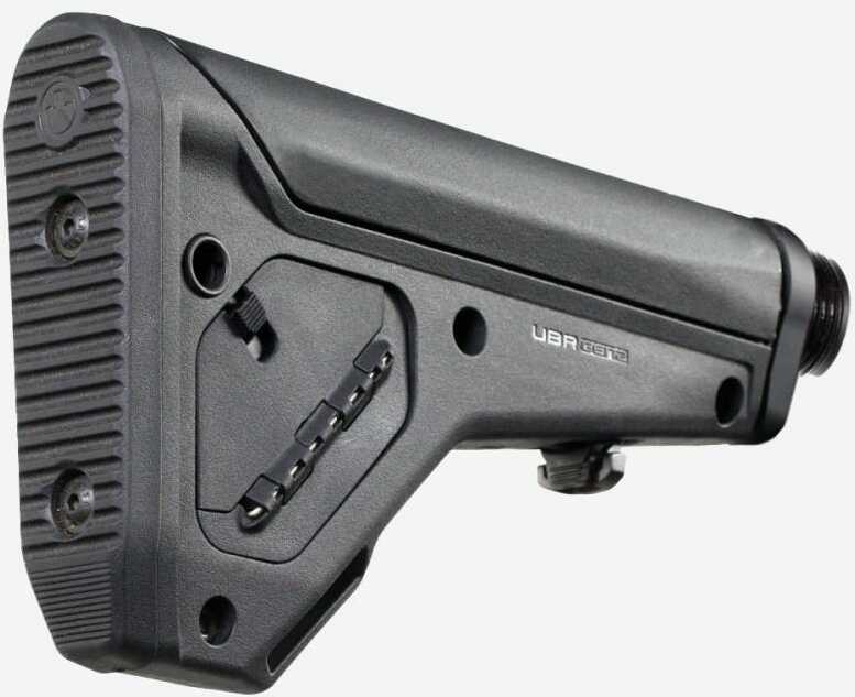 Magpul Industries UBR Gen 2 Utility/Battle Rifle Adjustable Carbine Stock Buffer Tube Included Fits AR15/M4/AR10/SR25 Bl