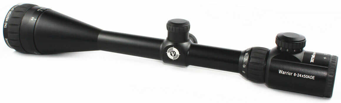 Vector Optics Rifle Scope 6-24X50 Adjustable Objective With Illuminated Range Finding Reticle.