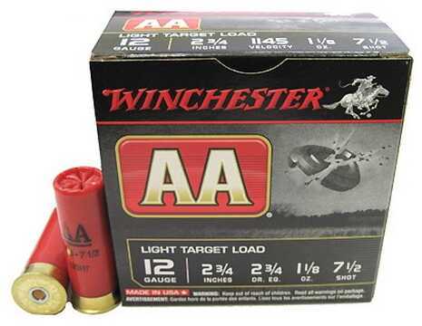 12 Gauge 25 Rounds Ammunition <span style="font-weight:bolder; ">Winchester</span> 2 3/4" 1 1/8 oz Lead #7 1/2