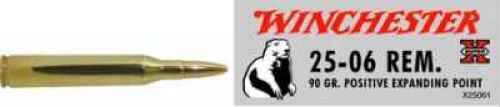 25-06 Remington 20 Rounds Ammunition Winchester 90 Grain Soft Point