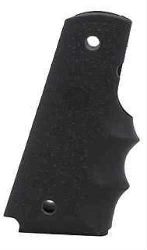 Hogue Grips Rubber Black W/Finger Grooves Wraparound Colt 1911 45000