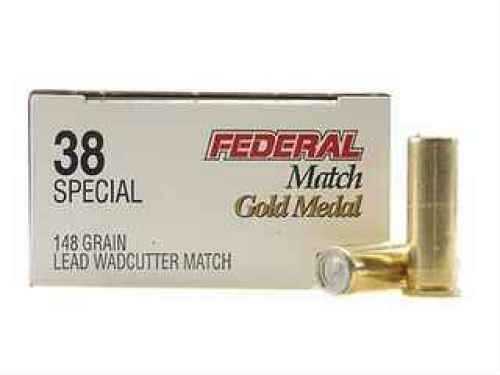 38 Special 50 Rounds Ammunition Federal Cartridge 148 Grain Lead