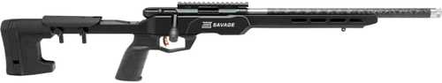 Savage Arms B22M Precision Lite Bolt Action Rifle 22WMR 18" Threaded Barrel 1-10Rd Mag Black Carbon Fiber Synthetic Finish