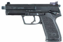 Pistol <span style="font-weight:bolder; ">Heckler</span> & Koch USP TAC 9mm Luger 4.9" Barrel 10 Round Black 709001TA5