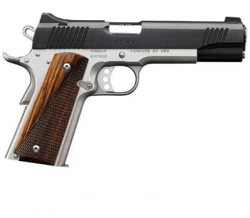 Kimber Custom II Semi-Auto Pistol 45ACP 5" Barrel 1-7Rd Mag Rosewood Grips Black/Silver Finish
