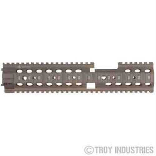 Troy Industries 12" MRF-CX Battle Rail Flat Dark Earth SRAI-MRF-C2FT-00