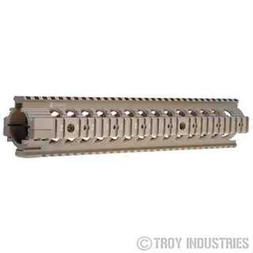 Troy Industries 12" MRF-R Battle Rail Flat Dark Earth SRAI-MRF-R2FT-00