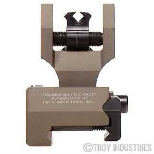 Troy BattleSight Rear Folding Sight Di-Optic Aperture Picatinny Flat Dark Earth Finish SSIG-DOA-RFFT-00