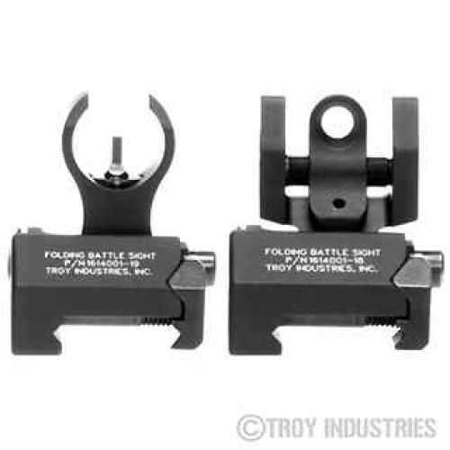 Troy BattleSight Micro Front and Rear Sight Picatinny Black Finish SSIG-IAR-SMBT-00