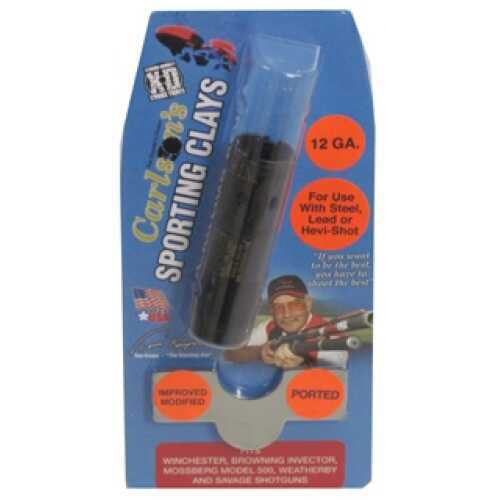 Carlsons Win/Brn/Moss Sporting Clay Choke Tubes Ported, 12 Gauge, Improved Modified 17795