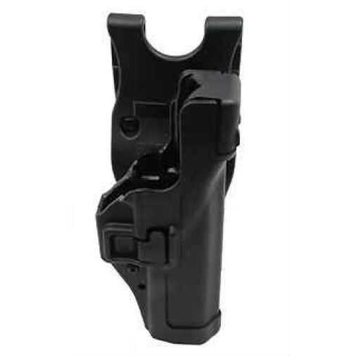 BLACKHAWK! Level 3 Duty SERPA Belt Holster Fits Glock 17/19/22/23/31/32 Right Hand Matte Finish 44H100BK-R