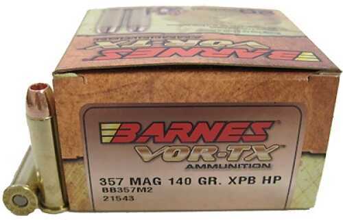 Barnes Bullets VOR-TX 357 Magnum 140 Grains XPB (Per 20) 21543