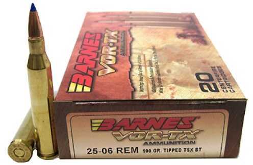 25-06 Remington 20 Rounds Ammunition Barnes 100 Grain Ballistic Tip