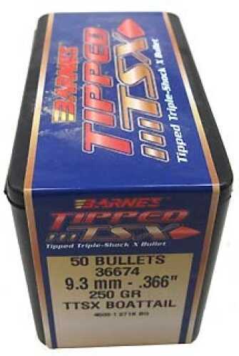 Barnes Bullets Tipped Triple-Shock X 9.3mm .366" 250 Grains Boat Tail (Per 50) 36674