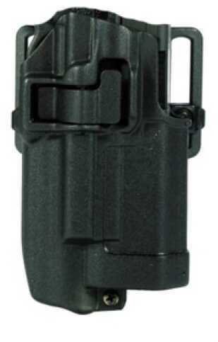 BlackHawk Products Group Serpa CF Belt & Paddle Holster Plain Matte Finish Right Hand for Glock 17 + Xiphos 414500BK-R