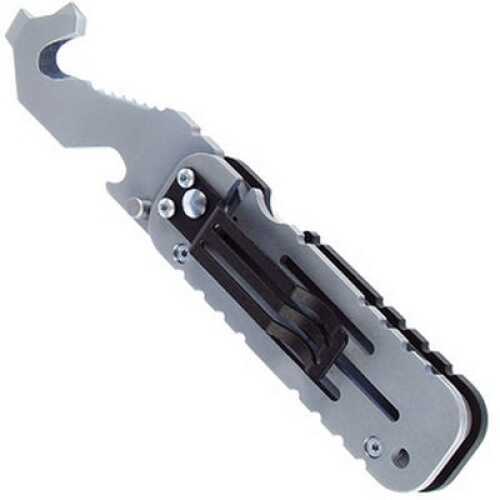 BLACKHAWK! Hawkhook Folding Knife 2.25" Matte Bead-Blast AUS8A Stainless Steel Blade Combo Edge Liners W