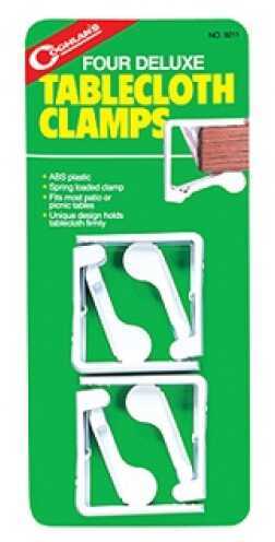 Coghlans Tablecloth Clamps-ABS Plastic 4 Pack 9211