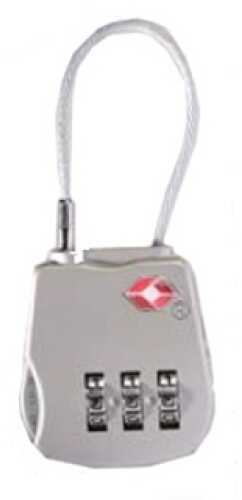 Pelican Lock Gray TSA w/Steel Cable 1500-518-000