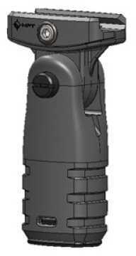 AR-15 Mission First Tactical Folding React Grip Black Vertical Pistol Picatinny RFG