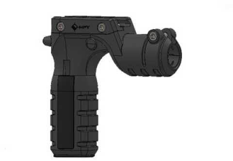 Mission First Tactical React Flashlight Holding Picatinny Mounted Vertical Pistol Grip Black RTG