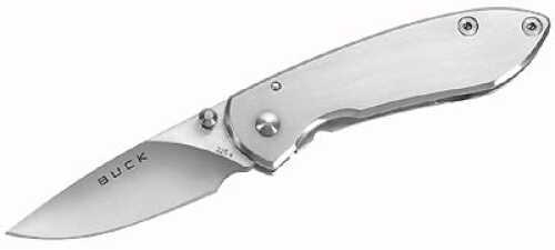 Buck Colleague, Brushed Stainless Steel Handl
