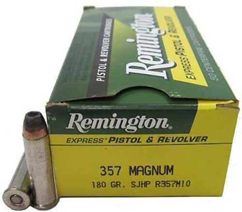 357 Magnum 50 Rounds Ammunition Remington 180 Grain Hollow Point