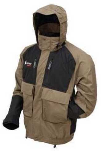 Frogg Toggs Firebelly Toadz Jacket Black/Stone Large NT6201-105LG