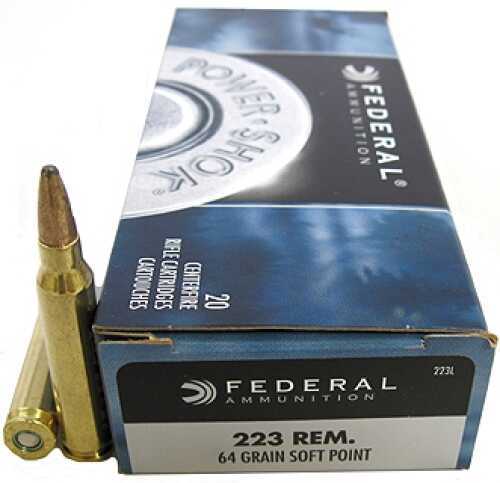 Federal 223 Remington 64 Grain Soft Point - 20 Rounds for Precision and Power