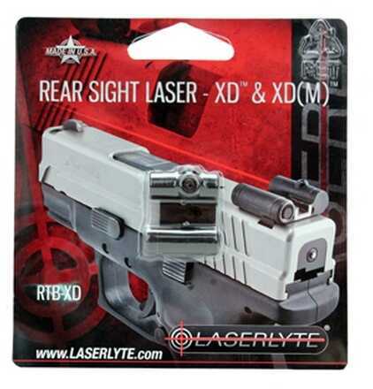 Laserlyte RTB-XD Rear Sight Springfield XD/XDM (Except XDM 5.25) 225/226/228 Black