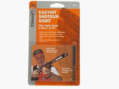 Champion Traps and Targets Easy Hit Shotgun Sight 3mm, Red, 2.75" 45847