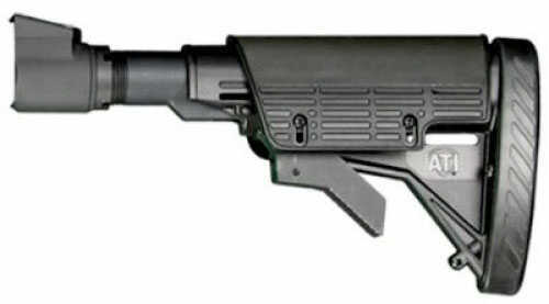 AdvAnced Technology Elite Strikeforce Stock Black Scorpion Recoil System That offers An Aluminum Buffer Tube And adjusta