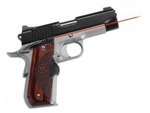Crimson Trace 1911 Government/Commander Round Heel, Rosewood, Front Activation LG-907