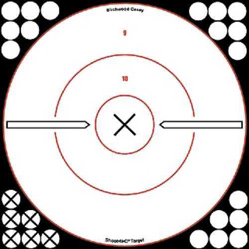 Birchwood Casey Shoot-N-C White/Black 12" Bull's Eye 34019