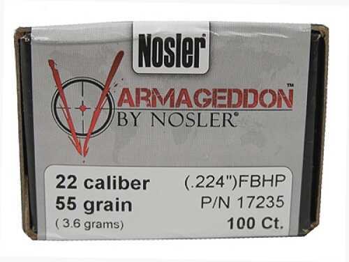 Nosler Varmageddon Bullets 22 Caliber 55 Grains FBHP/100 17235