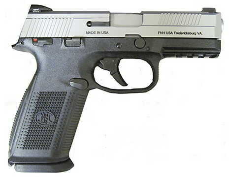 FNH USA FNS-40 DA Manual Safety Black/Stainless Steel 40 S&W 14 Round Night Sights Semi Automatic Pistol 66943