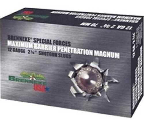 12 Gauge 5 Rounds Ammunition Brenneke 2 3/4" 1 3/8 oz Slug #Slug