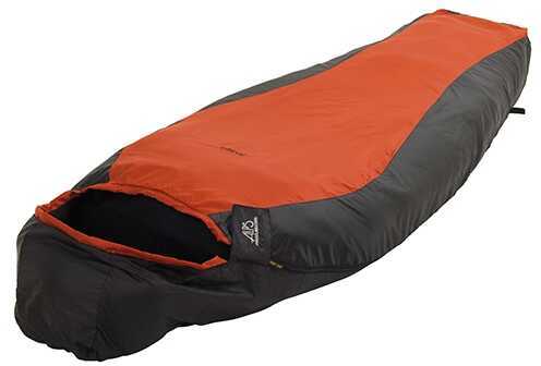 Alps Mountaineering Razor Rust/Black 32x80 Md: Mummy Sleeping Bag 4900116
