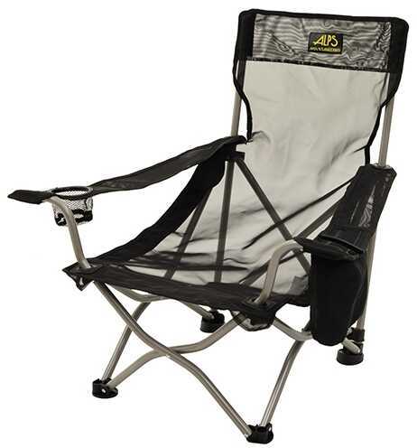 Alps Mountaineering Getaway Chair Mesh, w/Cooler Pocket, Black Md: 8143001