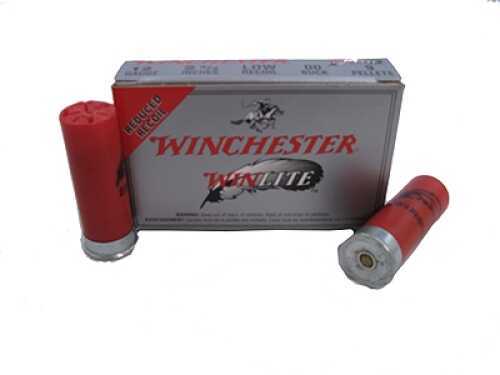 12 Gauge 5 Rounds Ammunition Winchester 2 3/4" 9 Pellets Lead #00 Buck