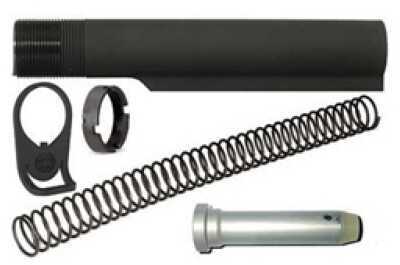 AR-15 Tapco Inc. Commercial Black Tube Spring Buffer Castle Nut End Plate Sling Adapter ZAR09108