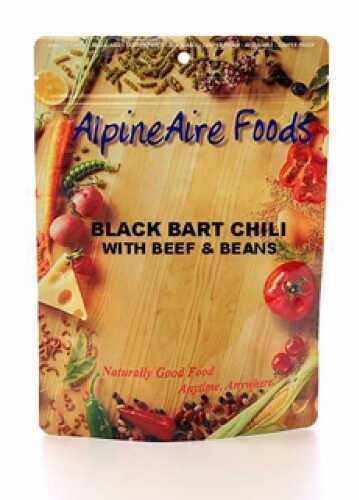 Alpine Aire Foods Black Bart Chili w/Beef & Beans Serves 2 10407