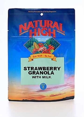 Natural High Strawberry Granola w/Milk Serves 2 00118